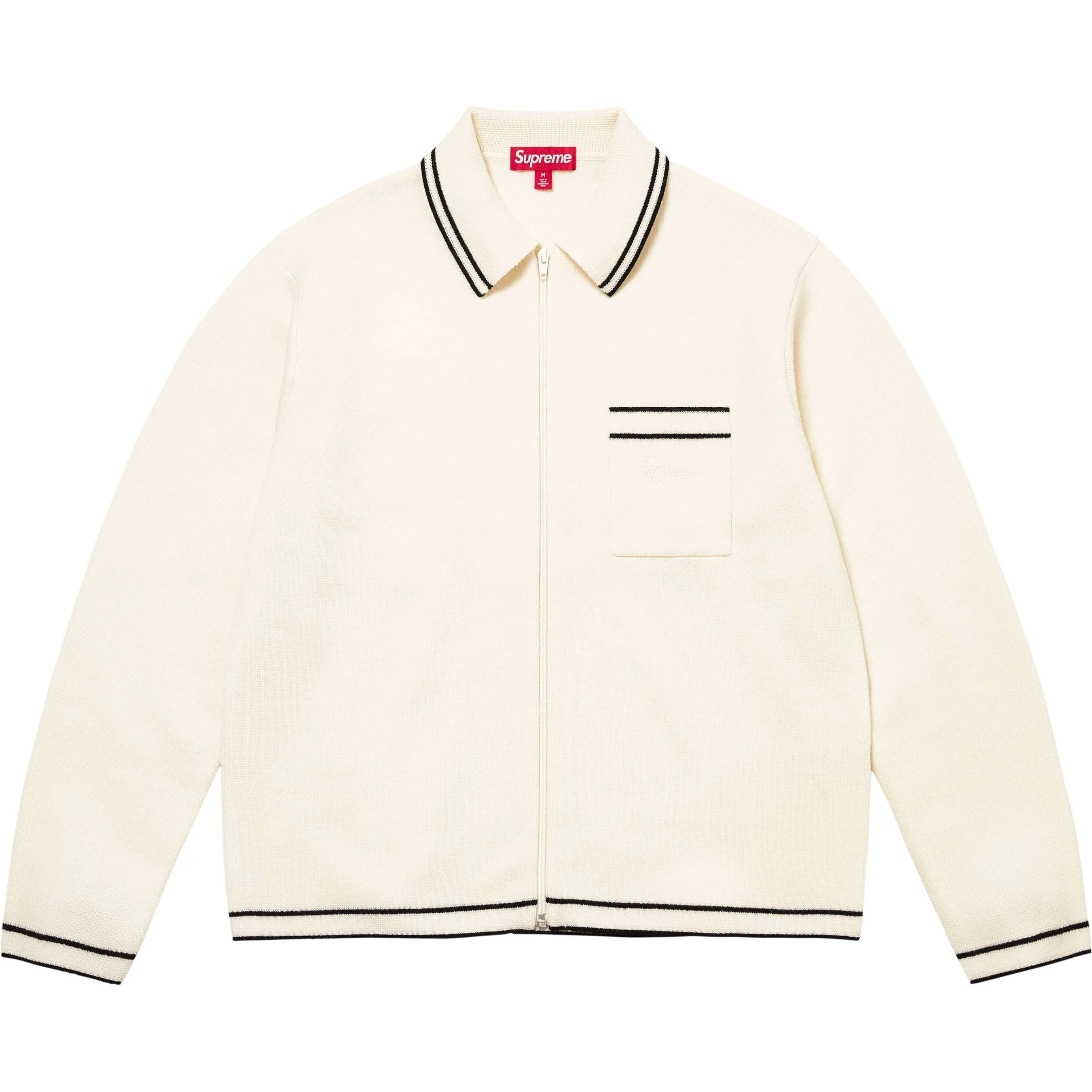 Zip Up Polo Sweater view 12
